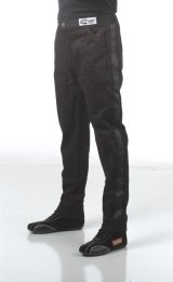 RaceQuip 110 Series Pyrovatex SFI-1 Pants 112000RQP Driving Pants, Series, Pyrovatex, Single Layer, Black with Black Stripe, Men's 5X-Large, Each thumbnail 1