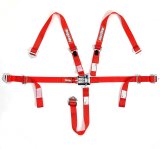 RaceQuip Jr. Dragster and Quarter Midget 5-Point Harnesses 709019RQP Racing Harness, Dragster, Midget, Complete, 5-Point, Latch, SFI 16.2, Nylon, Red, Each thumbnail 2