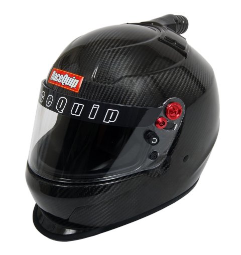 RaceQuip PRO20 Top Air Helmets 92669039RQP Helmet, Air, Full Face, Gloss Carbon Fiber, Snell SA2020, EPS Liner, No Graphic, Medium, Each thumbnail 3