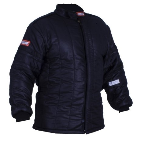 RaceQuip SFI-15 Multi-Layer Fire Suit Jackets 91919969RQP Driving Jacket, Racing Driver Jacket, Nomex, Multi Layer, SFI 3.2A/ 15, Black, X-Large, Each thumbnail 2