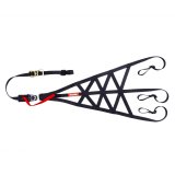 RaceQuip SFI 37.1 Right Side Roll Cage Nets 828998RQP Net, Ribbon, Triangle, Black, 37.1, Quick Release, Each thumbnail 3