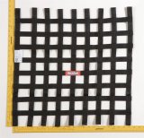 RaceQuip SFI Ribbon Window Nets 726009RQP Net, Ribbon, Square, 24 in. Width, 24 in. Height, Black, 27.1, Each thumbnail 1