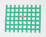 RaceQuip Non-SFI Ribbon Window Nets 721075RQP Net, Non-SFI, Ribbon, Rectangle, Polypropylene, Green, 24 in. Width, 18 in. Height, Each thumbnail 1