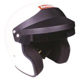 RaceQuip OF20 Open Face Helmets 256112RQP Helmet, OF20, Face, Gloss White, Snell SA2020, EPS Liner, No Graphic, Small, Each thumbnail 1