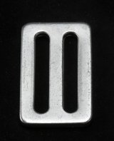 RaceQuip Harness Hardware Pieces 700085RQP Racing Components, 2 in. Wide Belts, 3 Bar Slide Seat Belt Adjuster, Forged Steel, Zinc Plated, Each thumbnail 1