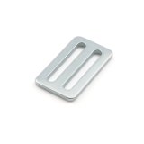 RaceQuip Harness Hardware Pieces 700085RQP Racing Components, 2 in. Wide Belts, 3 Bar Slide Seat Belt Adjuster, Forged Steel, Zinc Plated, Each thumbnail 2
