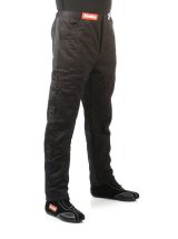RaceQuip 120 Series Pyrovatex SFI-5 Pants 122009RQP Driving Pants, Men's 4X-Large, Pyrovatex, Black with Black Stripe, SFI 3.2A/5, Each thumbnail 4