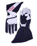 RaceQuip 359 Series Outseam Angle-Cut Gloves 359603RQP Driving Gloves, Series, Two Layer, Nomex/Suede, Race Gloves, SFI 3.3/5, Black/Gray, Medium, Pair thumbnail 2