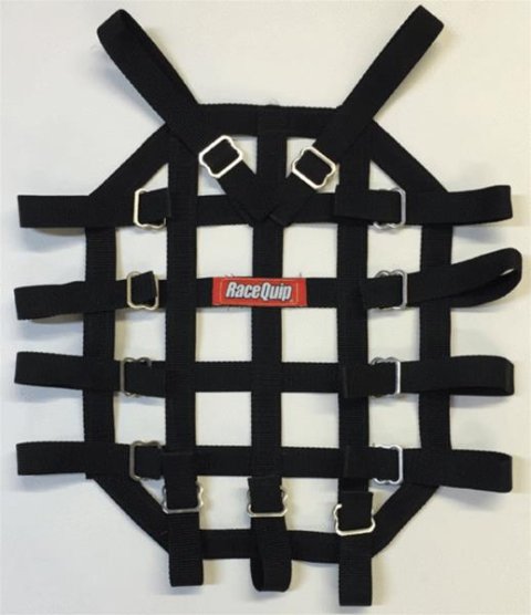 RaceQuip Quarter Midget Roll Cage Roof Nets 820995RQP Net, Black, Midget, QMA Cages, Each thumbnail 1