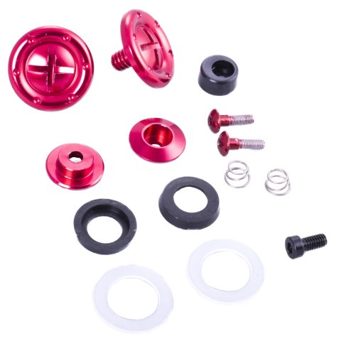 RaceQuip Helmet Shield Hardware Kits 205111RQP Components, Shields Hardware, Red Pivot Kit, For Face Fits 2010/2015/2020 PRO and VESTA Model Helmets, Sold as a Kit thumbnail 2