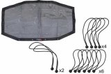 Fishbone Offroad Rear Sun Shades for 2020-2023 GLADIATOR - FB51332 Shade, Rear, Mesh, Black, Jeep, Each thumbnail 2