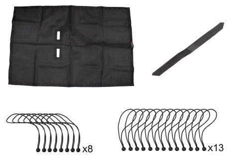 Fishbone Offroad Full Sun Shades for 2018-2023 WRANGLER - FB51334 2018-Current Jeep JLU thumbnail 2