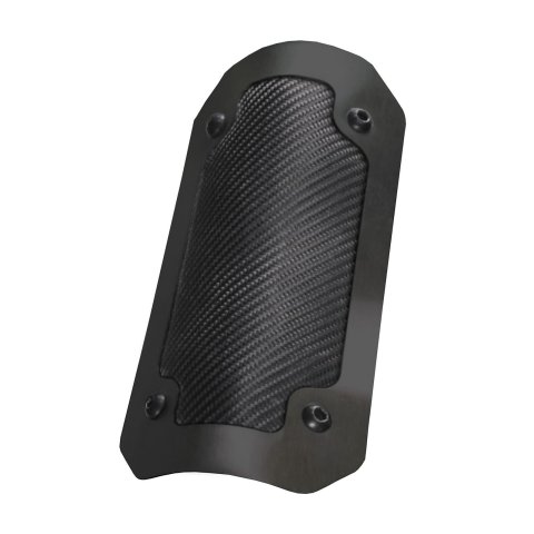 DEI ONYX Series Pipe Shields 902462 Exhaust Heat Shield, Onyx Shield, 1,350 degrees F, Fiberglass/Silica, Black with Black Metal Trim, Flexible, Kit thumbnail 1