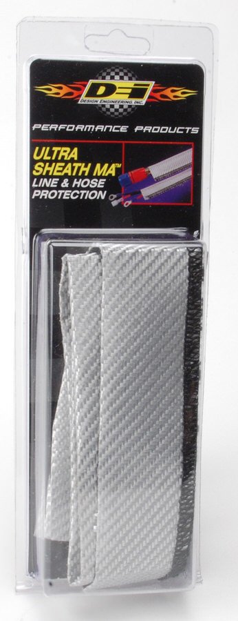 DEI MA Ultra Sheaths 10230 Heat Protection, Sheath, 1,100 degrees F, Slip-on, Silver, 0.50 in. Diameter, 36.00 in. Length, Each