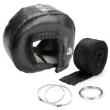 DEI ONYX Gen-3 Series Turbo Heat Shields 10261 Shields, Gen 3, Onyx Series, T3 Style Turbocharger, includes Wrap, Ties, Wire, Kit thumbnail 6