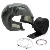 DEI ONYX Gen-3 Series Turbo Heat Shields 10266 Shields, Gen 3, Onyx Series, GT2252 Style Turbocharger, includes Wrap, Ties, Wire, Kit thumbnail 7