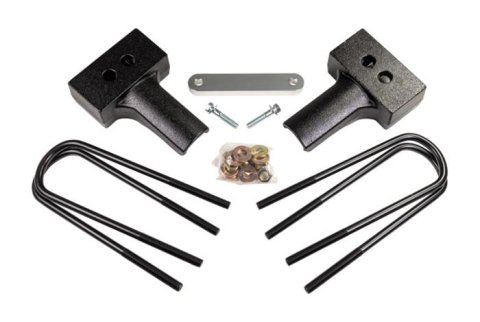 ReadyLift Suspension Rear Block Kits 26-21250 Lift, Leaf Spring Block, Cast Iron, Rear, 2.5 in., Ford, Kit