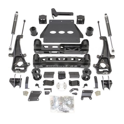 ReadyLift Suspension Lift Kits for 2019-2024 1500 - 44-19623 Kit, 6.00 in., Front Knuckles and Crossmember, Control Arm Brackets, Shocks, Trucks with OE Air Suspension/22 in. Wheels, Ram, Kit