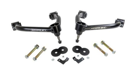 ReadyLift Suspension SST Upper Control Arms for 2019-2025 SIERRA 1500, SILVERADO 1500 - 67-39401 Arms, Tubular, Lifted/Leveling, Steel, Black Powdercoated, Front Upper, Chevrolet, GMC, Pair