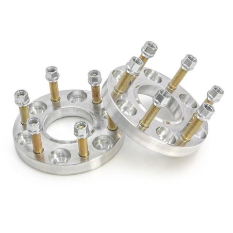 ReadyLift Suspension 0.875 inch Wheel Spacers 10-3485 Spacers, Billet Aluminum, in. Thickness, 14mm x 1.50 RH, 6 x 5.5 in. Bolt Circle, Chevy, GMC, Pair