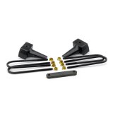 ReadyLift Suspension Rear Block Kits for 2011-2016 F-250 SUPER DUTY, F-350 F-450 DUTY - 66-2015 Blocks and U-Bolts, Cast Iron, 5.00 in. Thick, Ford, Rear, Pair thumbnail 1