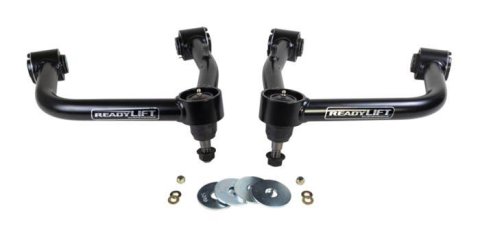 ReadyLift Suspension SST Upper Control Arms for 2007-2021 TUNDRA - 67-54750 Arms, Tubular, Lifted/Leveling, Steel, Black Powdercoated, Front Upper, Toyota, Pair