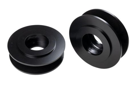 ReadyLift Suspension Coil Spring Spacers for 2022-2025 TUNDRA - 26-52200 Lift Kits, Spacer, Rear, 2.0 in., Steel, Black, Toyota, Pair
