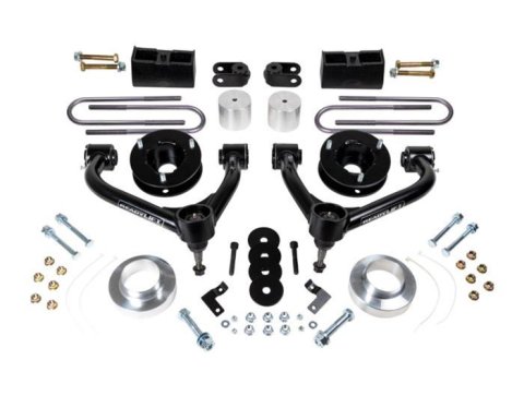 ReadyLift Suspension SST Lift Kits for 2025 SIERRA 1500, SILVERADO 1500 - 69-35400 Lift, SST, 4 in. Front, 3 in. Rear, Spacers, Blocks, Upper Control Arms, Chevy, GMC, Kit