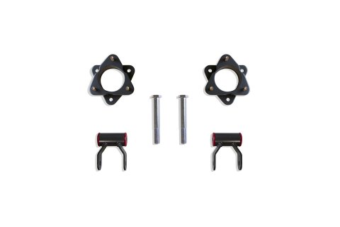 MaxTrac Suspension Leveling Kits for 2019-2024 SIERRA 1500, SILVERADO 1500 - MP881931 Kit, Front Spacers, Rear Shackles, 3 in. Front, 1 in. Rear, Chevrolet, GMC, Kit