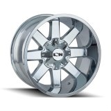 ION Alloy Series 141 Chrome Wheels 20x10 Wheel, CHROME 20X10 8-180 -19mm 124.1mm thumbnail 1