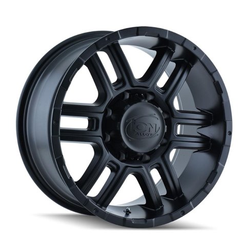 ION Alloy Series 179 Matte Black Wheels 20x9 Wheel, 179, Black, Matte, Aluminum, 20 in. x 9 in., +25.00mm Offset, 5.98 in. Backspace, 6 x 5.5 in. Bolt Pattern, Each