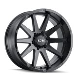 ION Alloy Series 143 Matte Black Wheels 17x9 Wheel, 143, Black, Matte, Aluminum, 17 in. x 9 in., +18.00mm Offset, 5.71 in. Backspace, 6 x 120mm Bolt Pattern, Each thumbnail 1