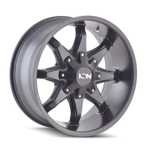 ION Alloy Series 181 Graphite Wheels 18x9 Wheel, 181, Graphite, Gloss, Aluminum, 18 in. x 9 in., +18.00mm Offset, 5.71 in. Backspace, 5 x 5.5 in. Bolt Pattern, Each