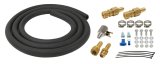 Derale Remote Transmission Cooler Mounting Kits 13023 Mount Kit, Cooler, Plastic, Black, 1/2 in. x 10 ft. Line, Hardware, Kit thumbnail 4