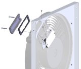 17 Inch 2,400 CFM Derale High-Output RAD Fan and Shroud Powerpacks 66828 Electric Fan, Powerpack Assembly, in. Diameter, Puller, cfm, Black, Plastic, Shroud, Aluminum, Each thumbnail 4