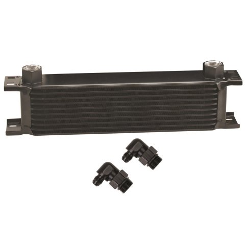 Derale Stacked Plate Fluid Coolers 51086 KIT-Stack Cooler 10 Row (-6AN 90° Swivel)
