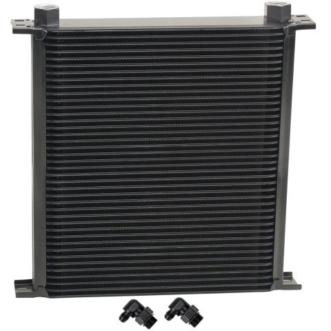 Derale Stacked Plate Fluid Coolers 54086 KIT-Stack Cooler 40 Row (-6AN 90° Swivel)
