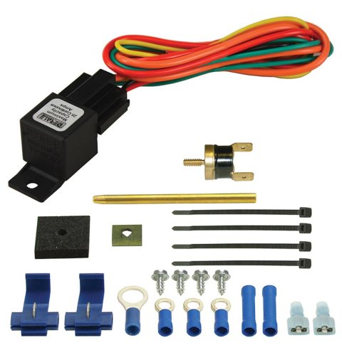 Derale Single-Stage Fan Controllers 16738 Control, Thermostatic, 180 Degrees On/170 Degrees Off, Kit thumbnail 2