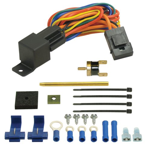 Derale Single-Stage Fan Controllers 16738 Control, Thermostatic, 180 Degrees On/170 Degrees Off, Kit thumbnail 4