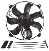 12 Inch 1,350 CFM Derale High-Output Curved Blade Fan 16918 Fan, Electric, Single, cfm., in. Fan, 12.00 in. OD., 3.50 in. Thick, Puller, Each thumbnail 2