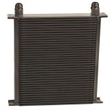 Derale Stacked Plate Fluid Coolers 54012 Cooler, Plate-Type, Aluminum, Black, 40-Row, -12 AN, 13.875 in. x 13 in. x 2 in., Each thumbnail 3