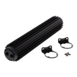 Derale Heat Sink Fluid Coolers 13281 Cooler, Sink, Dual Pass, Aluminum, Black Anodized, Each thumbnail 1