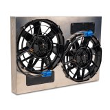 12 Inch 4,400 CFM Derale Electric Fan Brushless Powerpacks 67942-195 Fans, Powerpack, Dual in. Fans, 2,200 CFM, Shroud, 195 degree, Kit thumbnail 2