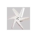 Derale Hi Performance Stainless Steel Flex Fans 19318 Fan, Flex-Type, Performance, Counterclockwise, 18 in. Diameter, Blades/Steel Hub, Universal, Each thumbnail 1