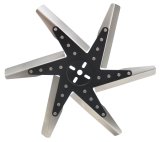 Derale Hi Performance Stainless Steel Flex Fans 19318 Fan, Flex-Type, Performance, Counterclockwise, 18 in. Diameter, Blades/Steel Hub, Universal, Each thumbnail 2