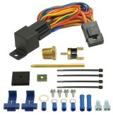 Derale Single-Stage Fan Controllers 16735 Electric Control, On 180 Degrees, Off 165 Degrees, 3/8 in. NPT Radiator Thread, Kit thumbnail 4