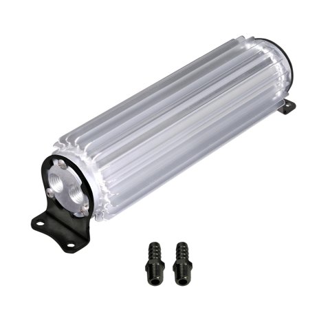Derale Heat Sink Fluid Coolers 13267 Cooler, Type, 2-Pass, Aluminum, 26.25 in. x 2.188 in. x 3.25 in., 1/4 in. NPT, Inlet, Outlet thumbnail 1