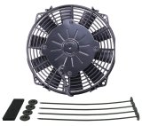 8 Inch 366 CFM Derale High-Output Paddle Blade Fan 16108 Electric Fan, in. Diameter, Puller, cfm, Black, Each thumbnail 1