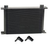 Derale Stacked Plate Fluid Coolers 52582 Stack Cooler 25 Row w/ 1/2" Swivel Hose Barb fittings thumbnail 1