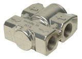 Derale Fluid Control Thermostats 25011 Remote Oil Thermostat, Aluminum, Dual 3/8 in. NPT Female Inlets, Dual 3/8 in. NPT Female Outlets, No fittings thumbnail 3